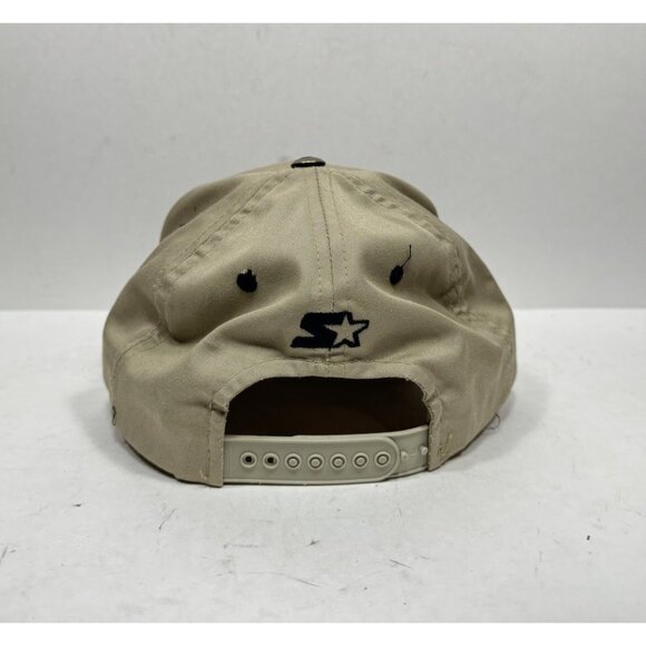 Vtg 1990s Starter MLB Atlanta Braves Paisley UnderBrim Letterman A Snapback Hat - Picture 3 of 7